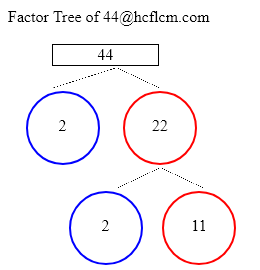 Factors of 44