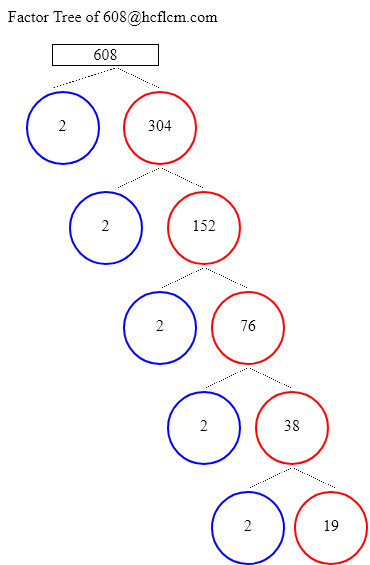 Factors of 608