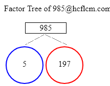 Factors of 985