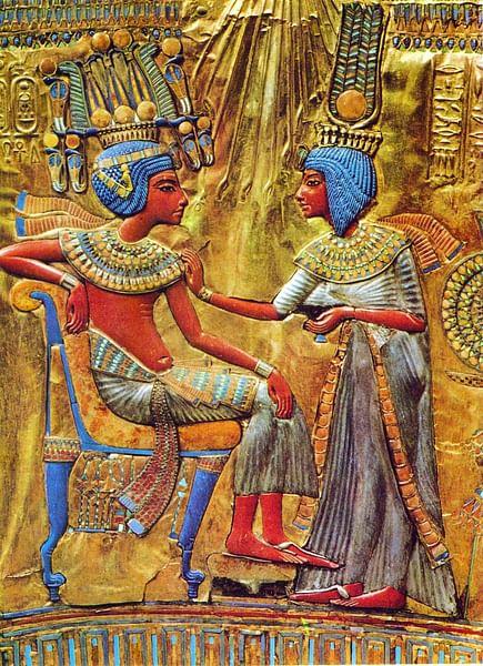 Tutankhamun & Ankhsenamun (by Pataki MÃ¡rta, CC BY-NC-SA)
