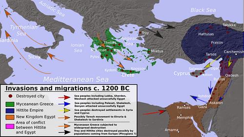 Bronze Age Mediterranean Invasions & Migrations